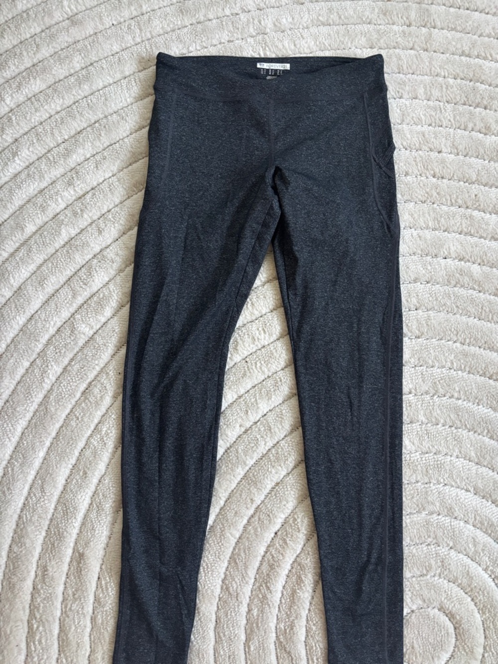 Women”sBlack Active Leggings - Forever21